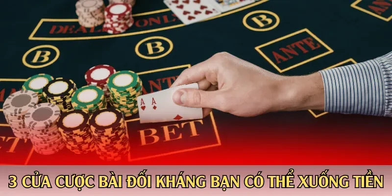 3 cửa cược bài đối kháng bạn có thể xuống tiền
