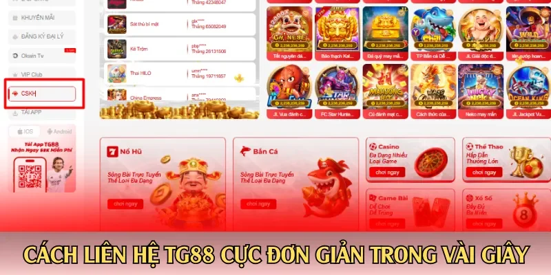 Cách liên hệ TG88 cực đơn giản trong vài giây